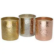 hot sales gold 4oz 8oz Christmas tin scented candle tin candle jars candle jar metal Handmade Wedding Birthday Item Packing Arom