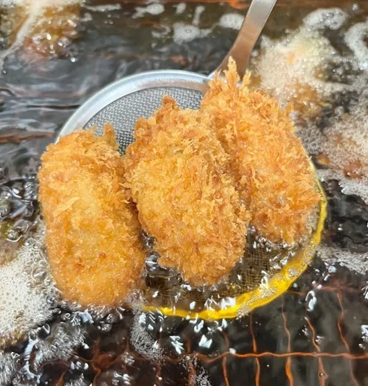 Excellent Quality Japanese Fresh Oysters Wholesale Frozen Breadcrumbs Seafood Dish Fried
