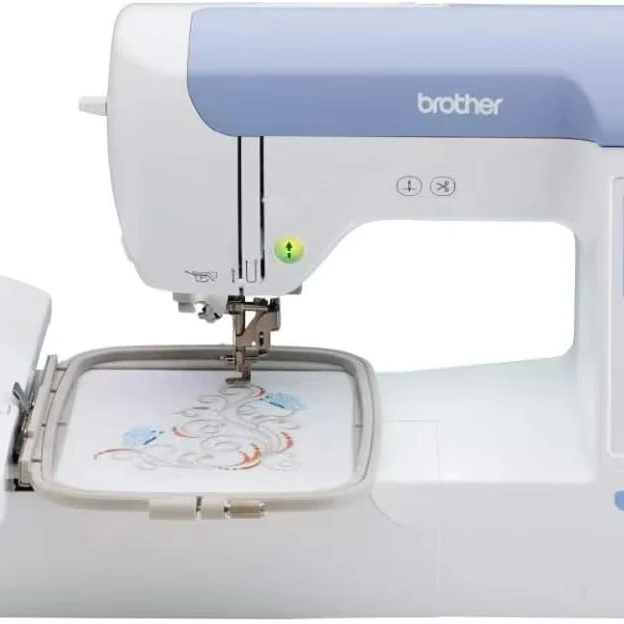 Оригинальная вышивальная машина для братьев, 138 встроенного дизайна, 5x7 дюймов, большой 3,2 ЖК-сенсорный экран со скидкой