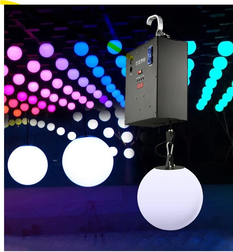 3D Effects Winch LED Kinetic Light System RGB Manufacturer Modern China 90 RGBW DMX512 / Master-slave / Auto 90 Cm Disco Ball 85