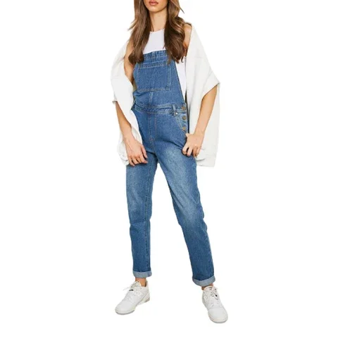 Customized Design Women clothing  Pants Casual Sexy Zipper cotton Side Pocket Pants Women Stylish Women Denim Cargo