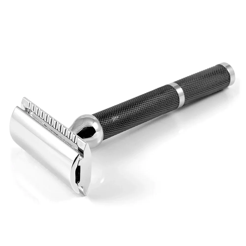 Black Color Handle Customized Logo Print Stainless Steel Oem Service Safety Shaving Razor By SUAVE SURGICAL INSTRUMENTS