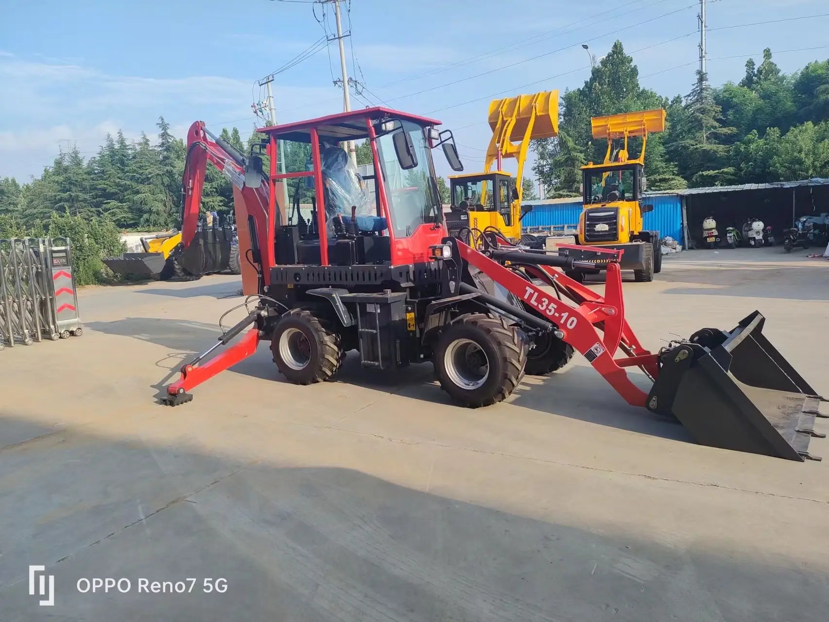 TL35-10 Famous Brand New Design Front Loader Low Price Backhoe Digger Bucket Restaurant Retail Industries PLCTYPE Engine