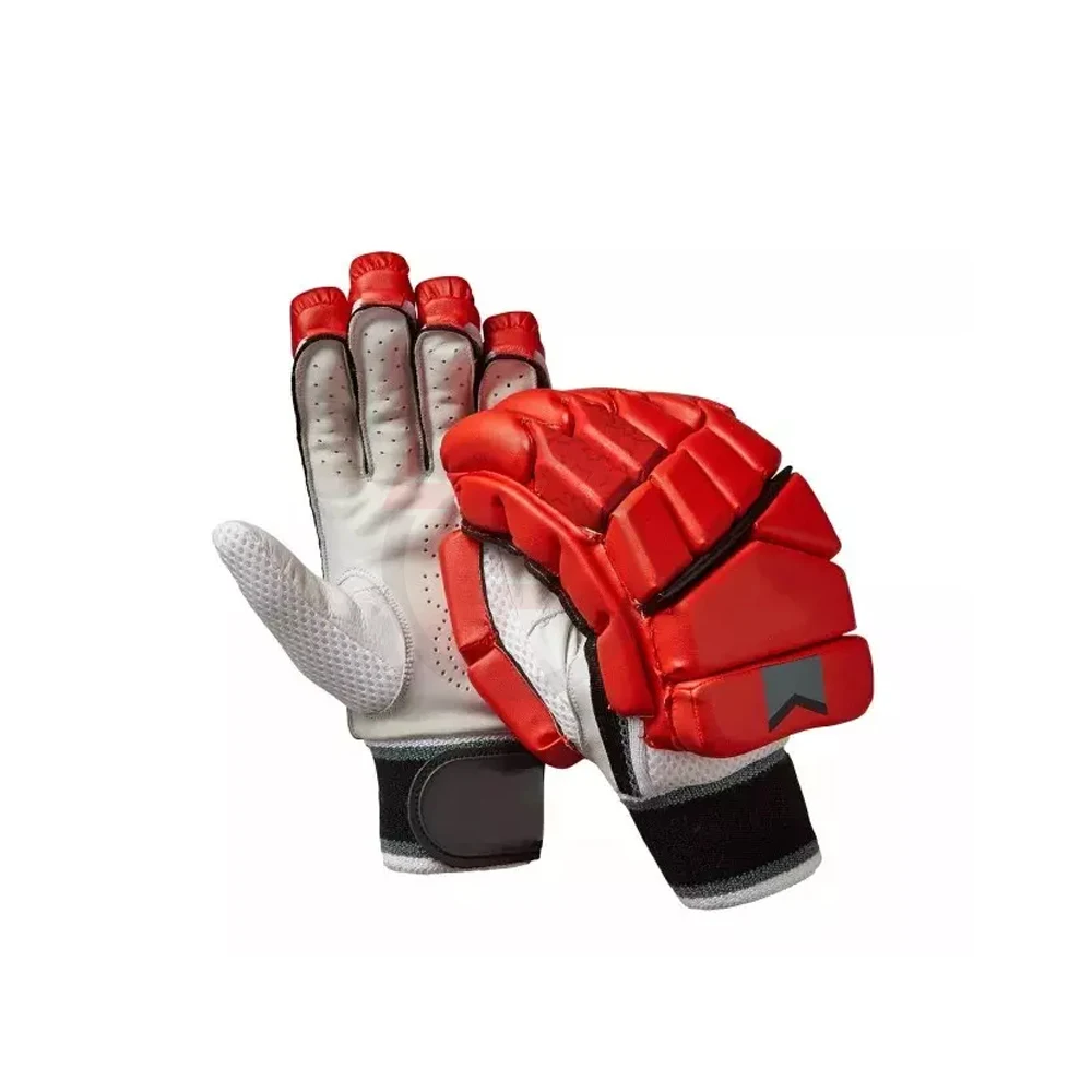 2023 Professional Cricket Batting Gloves Red And White Cricket Batting Gloves For Professional Players Red Batting Gloves