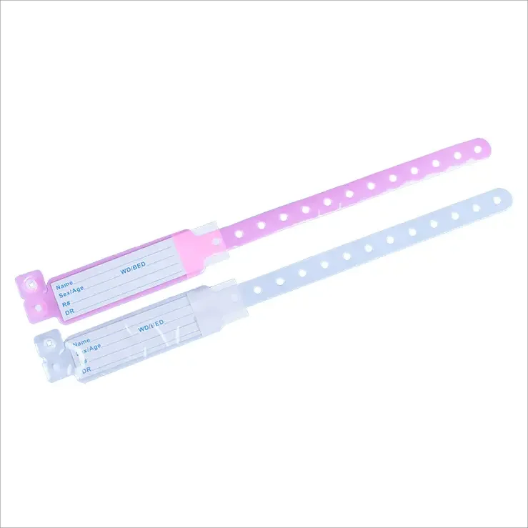 Adult Child  Infant Insert Card Write-on  Elastic Wristband Custom