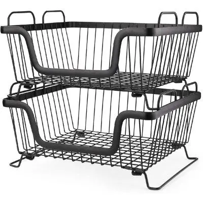 Small Hand Grip Vegetables Basket Home Decor Best Selling Wicker Bucket Table Top Hanging Kitchen Ware for Carrying Fruits