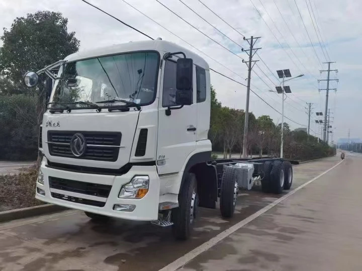 Завод по индивидуальному заказу Dongfeng Tianlong 8x4 Cummins 340 л.с. 12 м длиной нижнее шасси грузовики