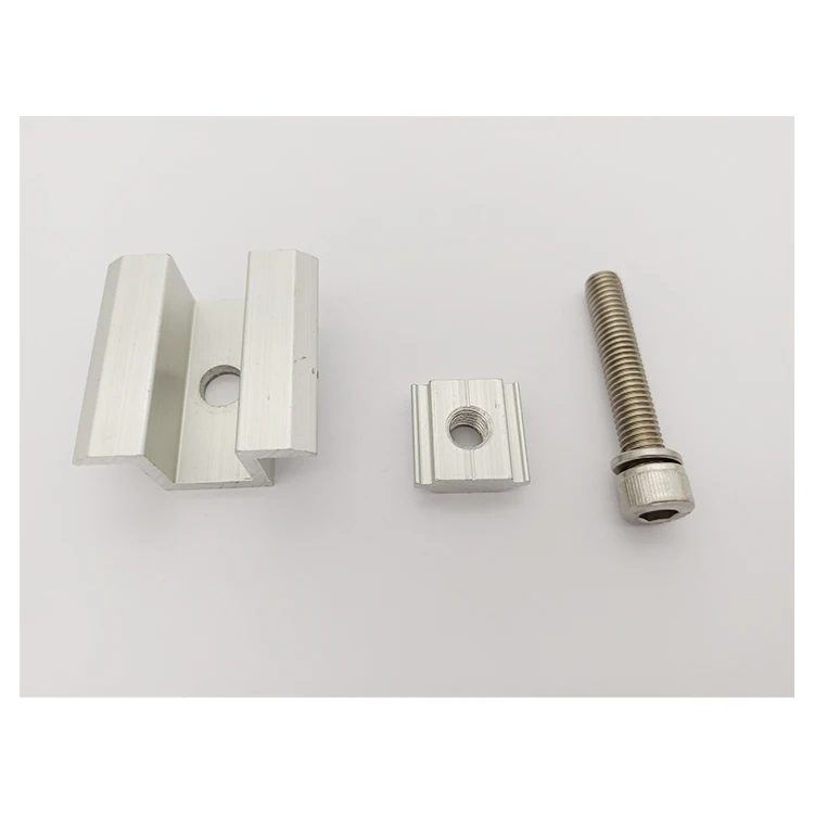 solar panel clamp solar accessories solar applications aluminum solar rack clamp PV structure installation clamp