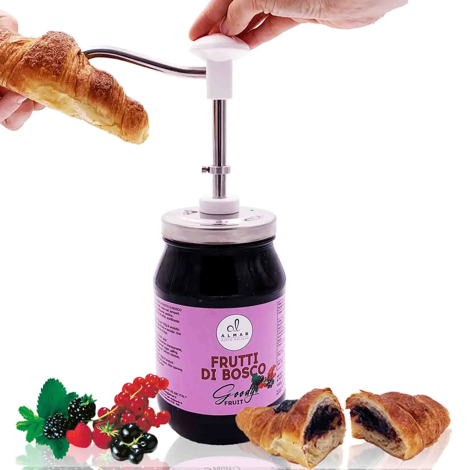 GOODY APRICOT JAM FOR CROISSANTS WAFFLES AND CREPES GARNISH AND ENRICH BREAKFAST 75 PERCENT EXTRA JAM FRUIT