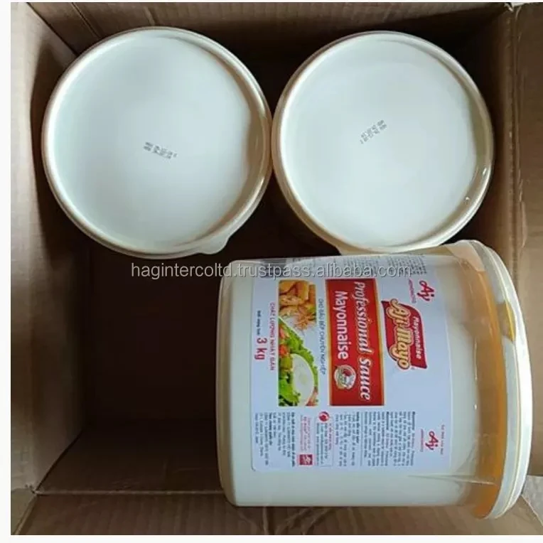 Professional manufacturer supply wholesale Mayonnaise Base Type (HORECA) pail 3kg Best Quality Reasonable Price