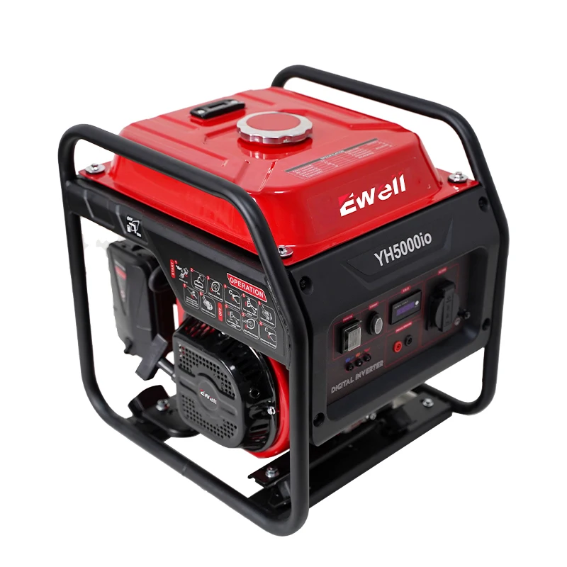 Factory Price House Use Direct Ewell Brand Open Frame Rated Power 3.5kw Inverter Gasoline Generators 100% Copper Motor
