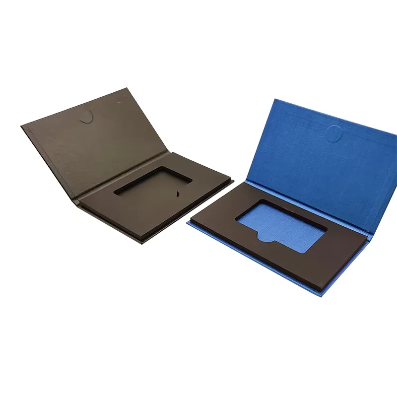 Bangdi Factory custom Luxury Cardboard Magnetic Thank You NFC Visa Card VIP Membership Trading Credit Card Gift Box Packaging