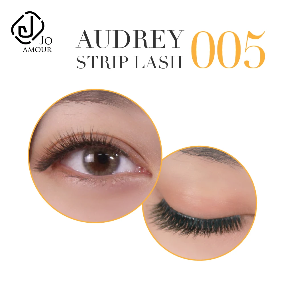 Customized Strip 3D 5D Mink Lashes Private Label Lashes Strip False Lash 005
