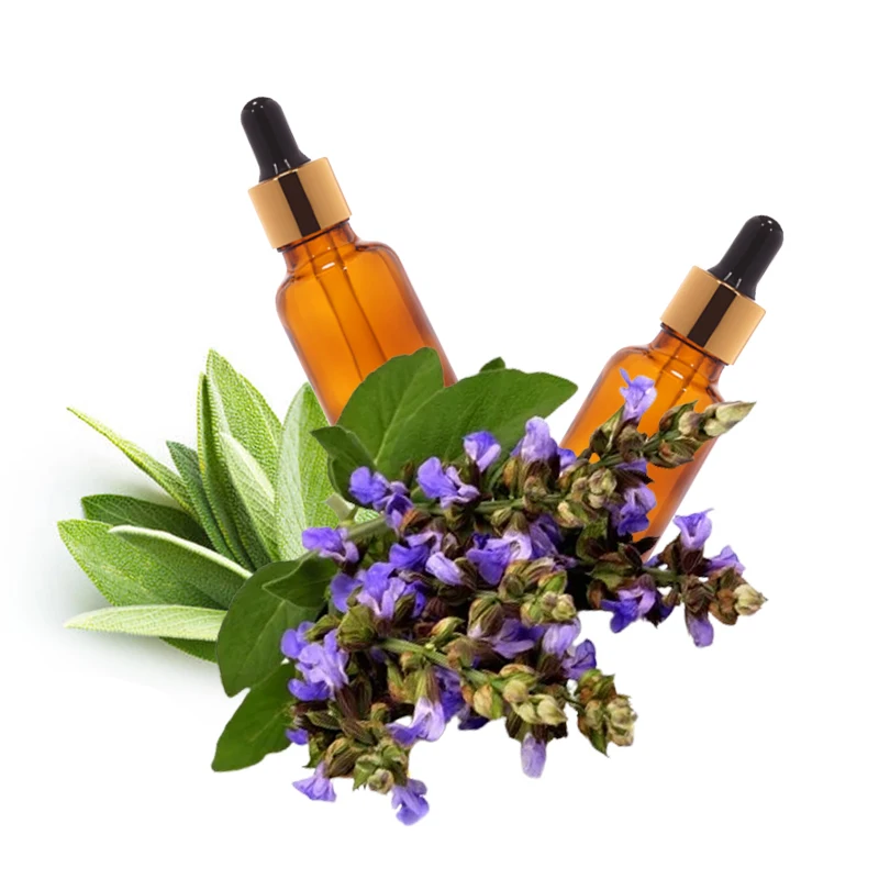 Private Label Wholesale 100% Pure Organic Clary Sage Oil for Skin Care Fractionated Oil Bulk Supply