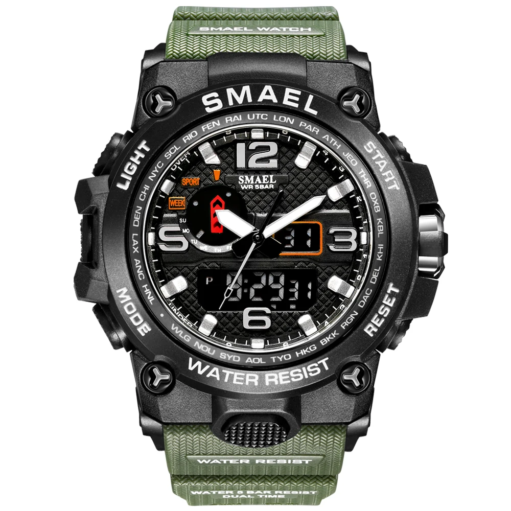 SMAEL 1545D couple army military watch sports led digital waterproof fashion sport watches