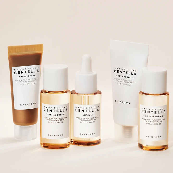 Korean Wholesale SKIN 1004 Madagascar Centella Travel Kit Centella Asiatica Extract Soothes Acne Prone Sensitive Skin
