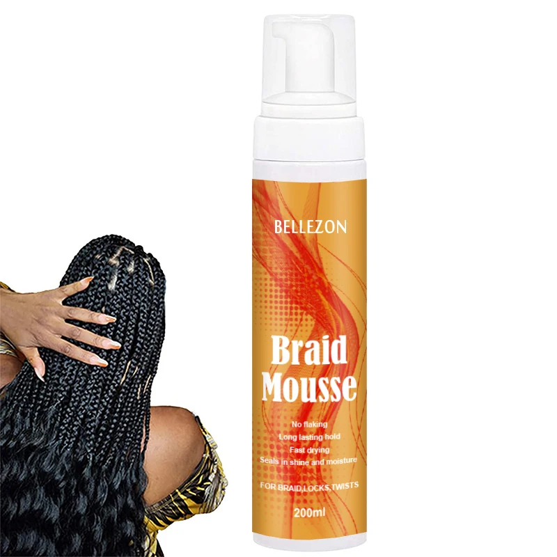Wholesale Braid Foam Mousse Moisturizing Anti Frizz Loc Twists Braiding Mousse