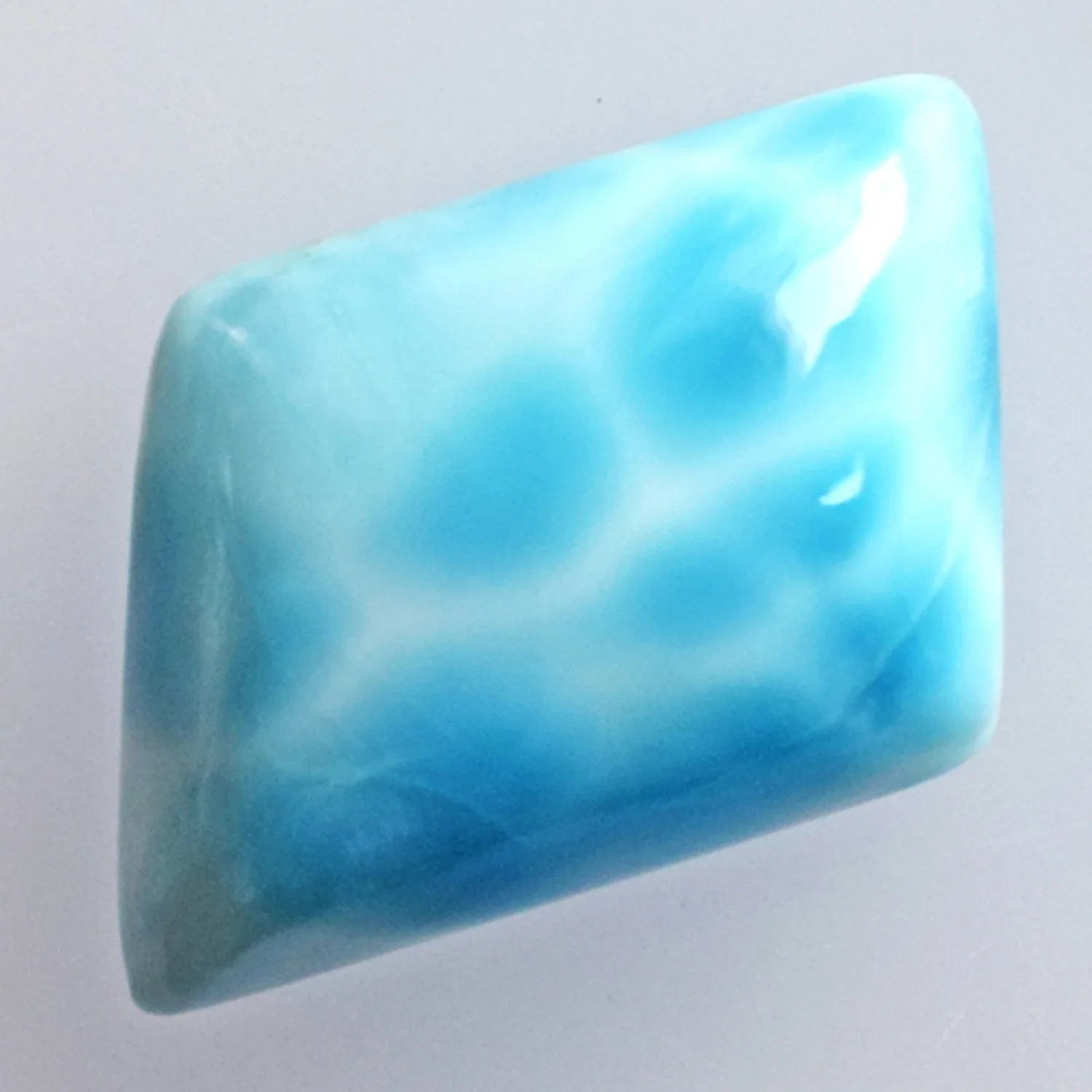 Natural Larimar Cabochon Cutting Blue Pectolite Size 3-21 MM Fancy Shaped Jewelry Making Loose Gemstone From Supplier