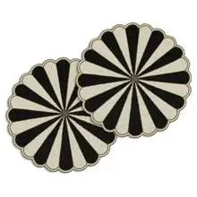 Southeast Asian style Factory Supply Round Square Walnut Bam WOODEN MATS PADS COASTERS HOME KITCHEN TABLE DECORATION ACCESSORIES