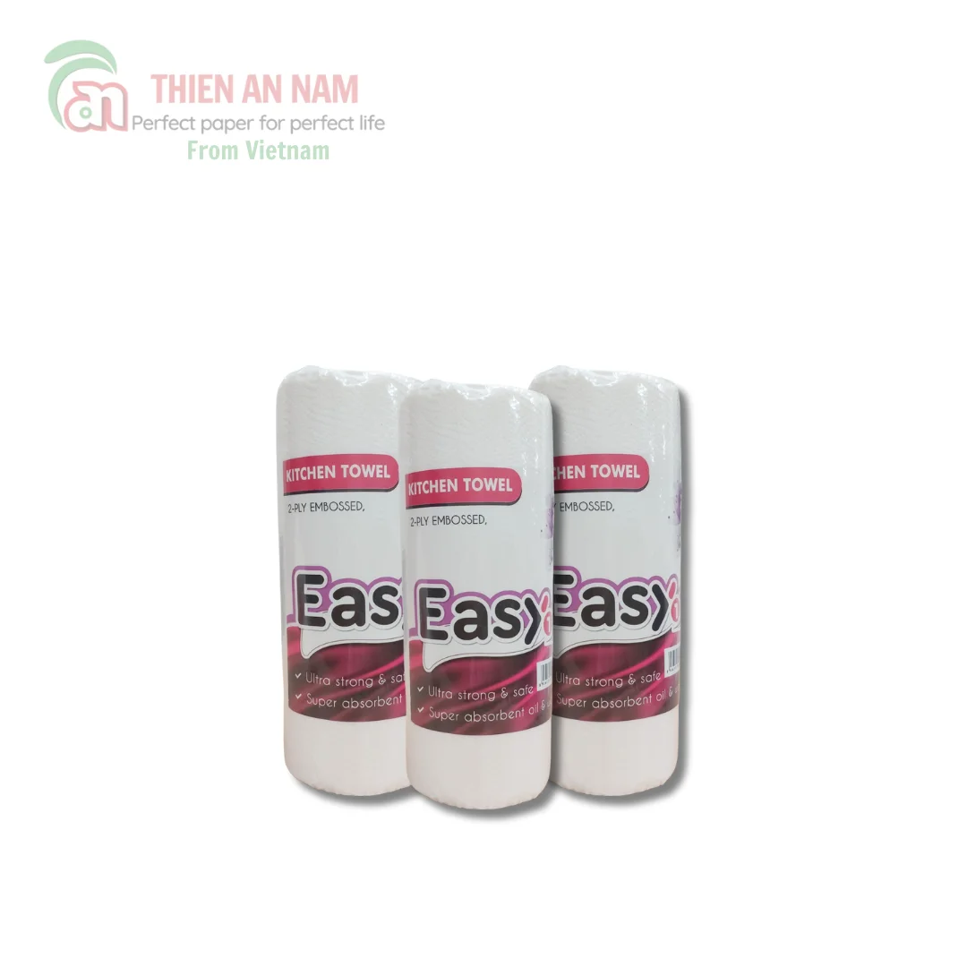 Premium 2-Ply Kitchen Paper Towel Roll Durable Sanitary Hand and Toilet Tissue High Quality Product