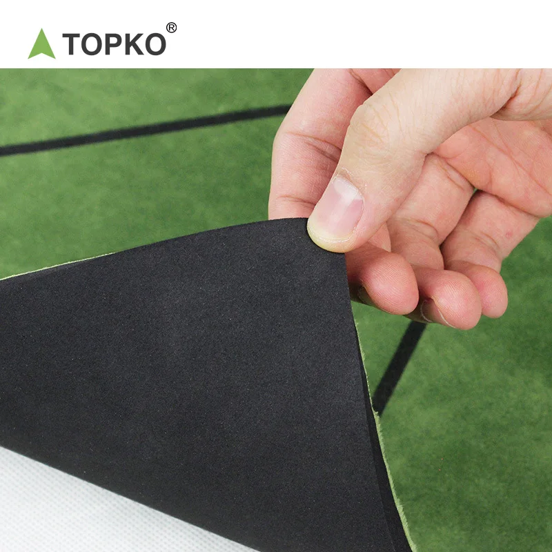 Topko Practice Mini Swing Golf Mat Teens Turf Golf Hitting Mat Perfect Practice Green Outdoor Golf Putting Mat