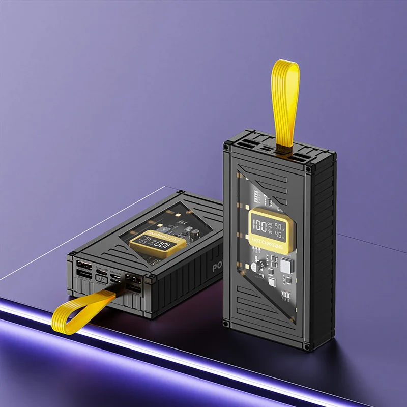 Portable Power Bank 50000mAh Power Bank Fast Charging Charger Portable External Battery Pack LED display power screen