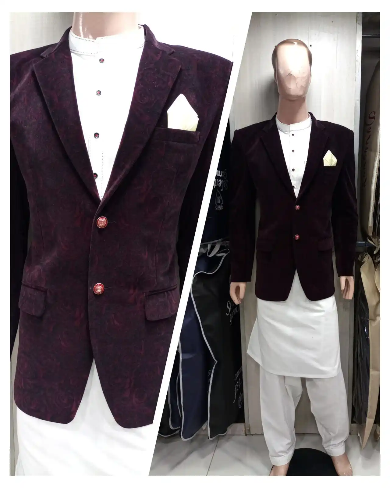 Модный Дизайнер индийский пакистанский мужской Курта Пижама шервани принц пальто жакет пиджак купи один получи бесплатный ограниченный запас предложение