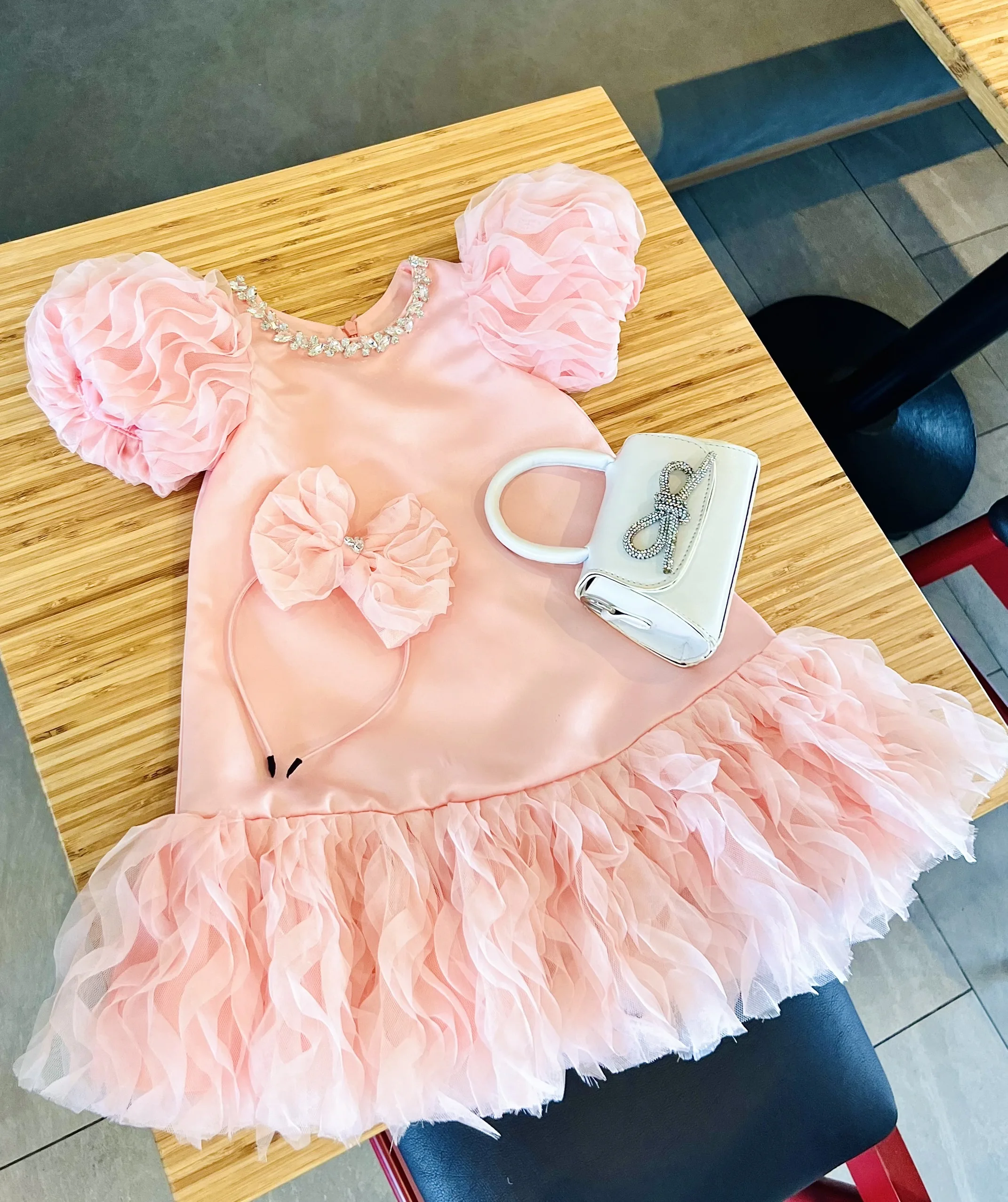 Nhung Nguyen Princess Dress OEM ODM Daily Baby Girl Kid Clothes Daily Ruffled Hem Baby Doll Dress Made Vietnam Children Age