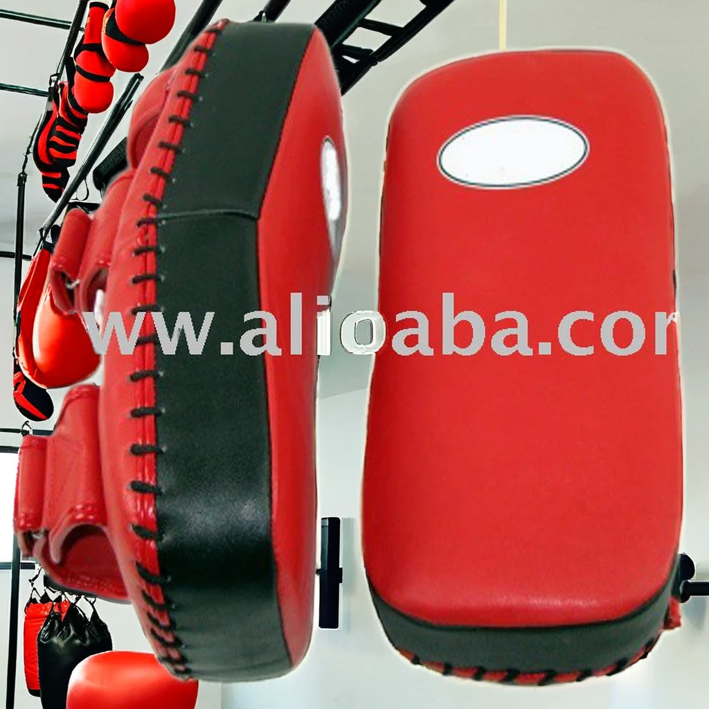 Leather Muay Thai Kick Pad with Hand Grips for Sporting and Gym Use High Quality Boxing Product