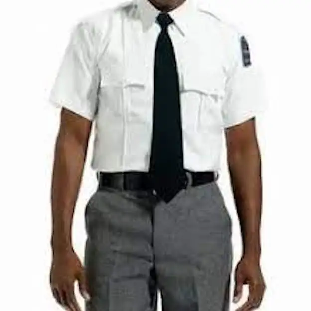 Wholesale Design Guard Company Officer Dress Shirt and Trousers Patrol Set Security Uniform Custom Summer Cotton Unisex OEM Long