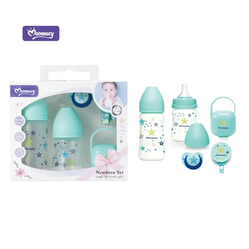 Factory supply classical combination infant baby feeding bottle gift set for newborn