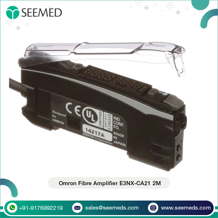 Polycarbonate Material White LED Display High Color Discrimination Capability Fibre Amplifier E3NX-CA21 2M