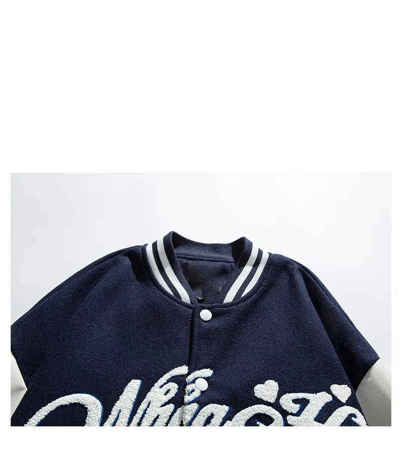 Unisex American Style Varsity Letterman University College Baseball Jacket