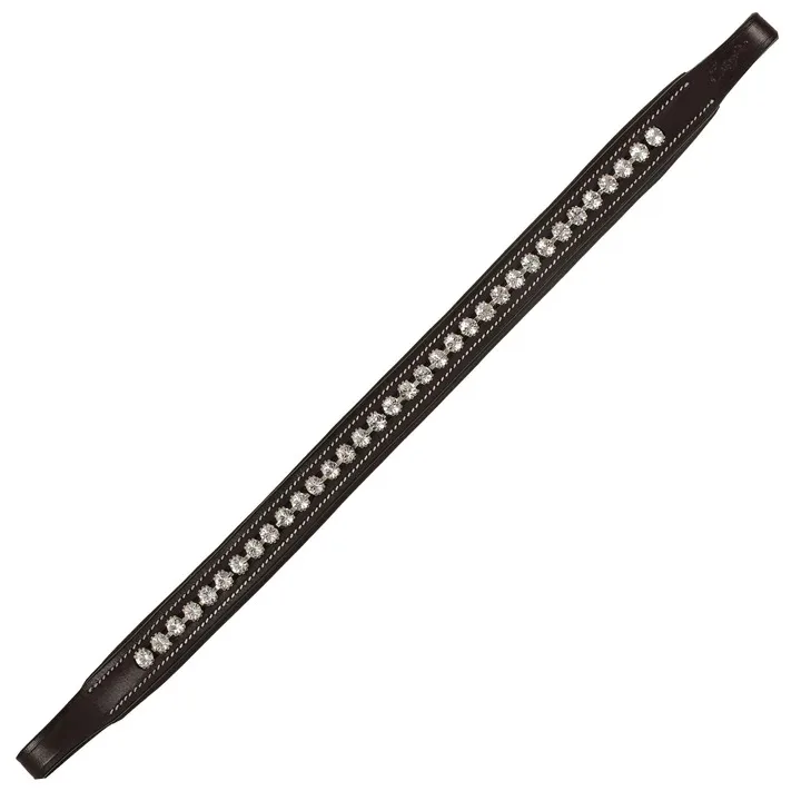 Elegant & Attractive White Crystal Brow band  Horse Brow band  Horse Round Crystal Brow band Manufacturer
