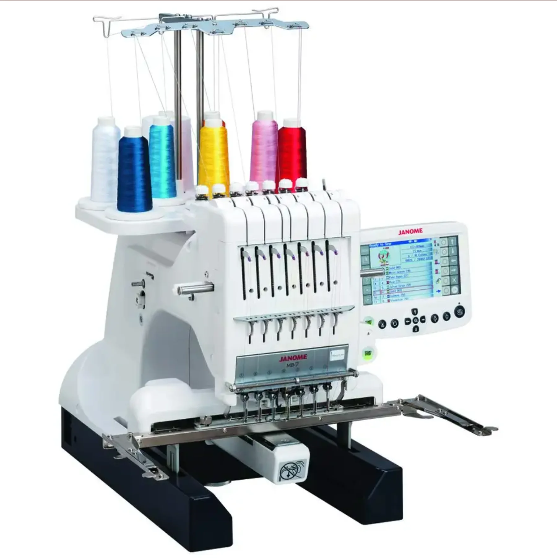 Hot Selling Brand New JANOMESs MB-7 Embroidery Machine Ready to Ship