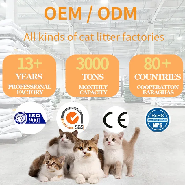 Manufacturer pet bentonite bulk cat litter wholesale bentonite cat litter sand cat litter supplies