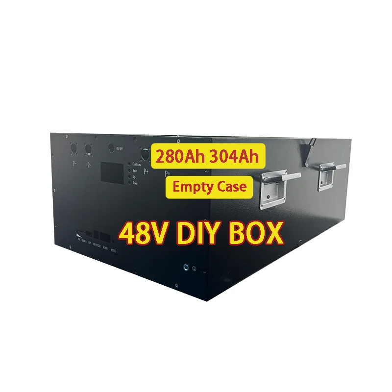 lithium battery diy 16s 48v 280ah lifepo4 battery box 304ah empty case kit with 200a smart bms battery box lifepo4