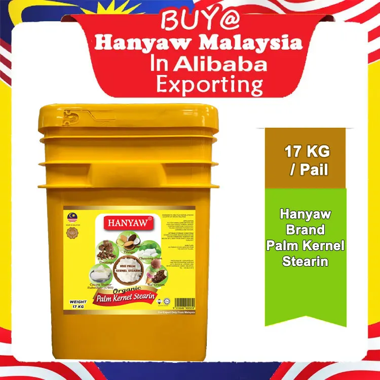 [Malaysia] Fast Shipping + Phytosanitary Certified Hanyaw Brand Palm Kernel Stearin ( 17kg / Pail )