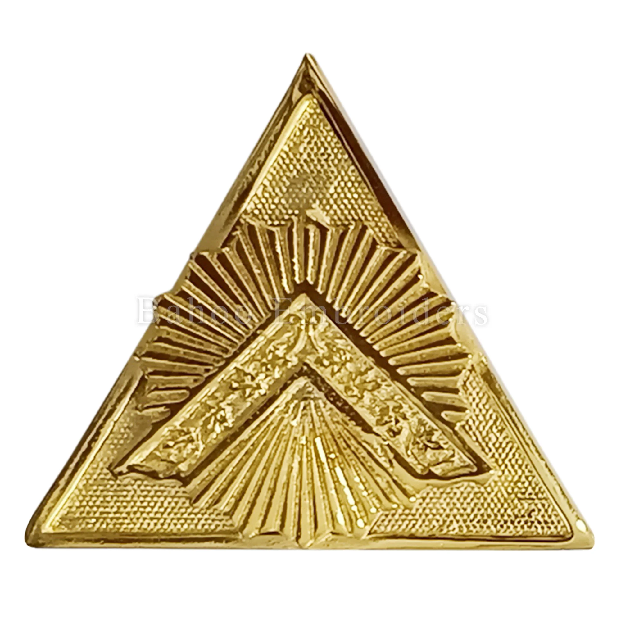 ROYAL ARCH OFFICERS COLLAR JEWELS FOR PRINCIPAL SOJOURNER - HIGH QUALITY GOLD PLATED (BH-M-417)
