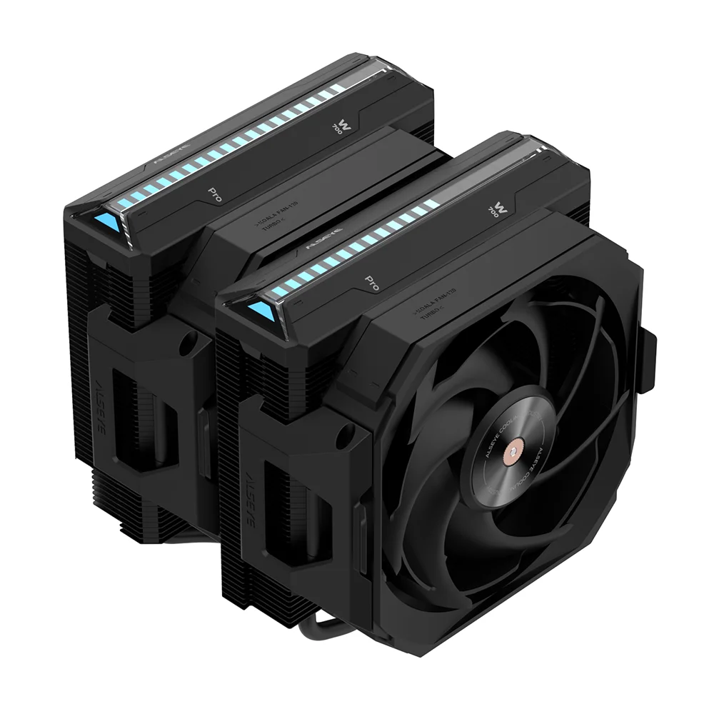 Пикап Alseye W700 Pro 7hipes dual tower высокая производительность LGA1700 AM5 компьютерный корпус охлаждающий вентилятор кулер для процессора