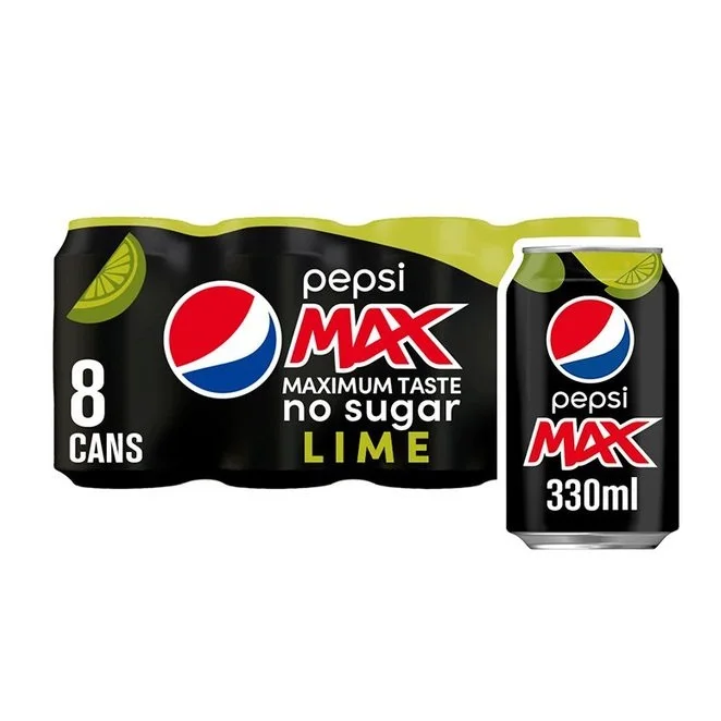 Бутылки для безалкогольных напитков Pepsi Max 12x330 мл | Ароматизированные безалкогольные напитки