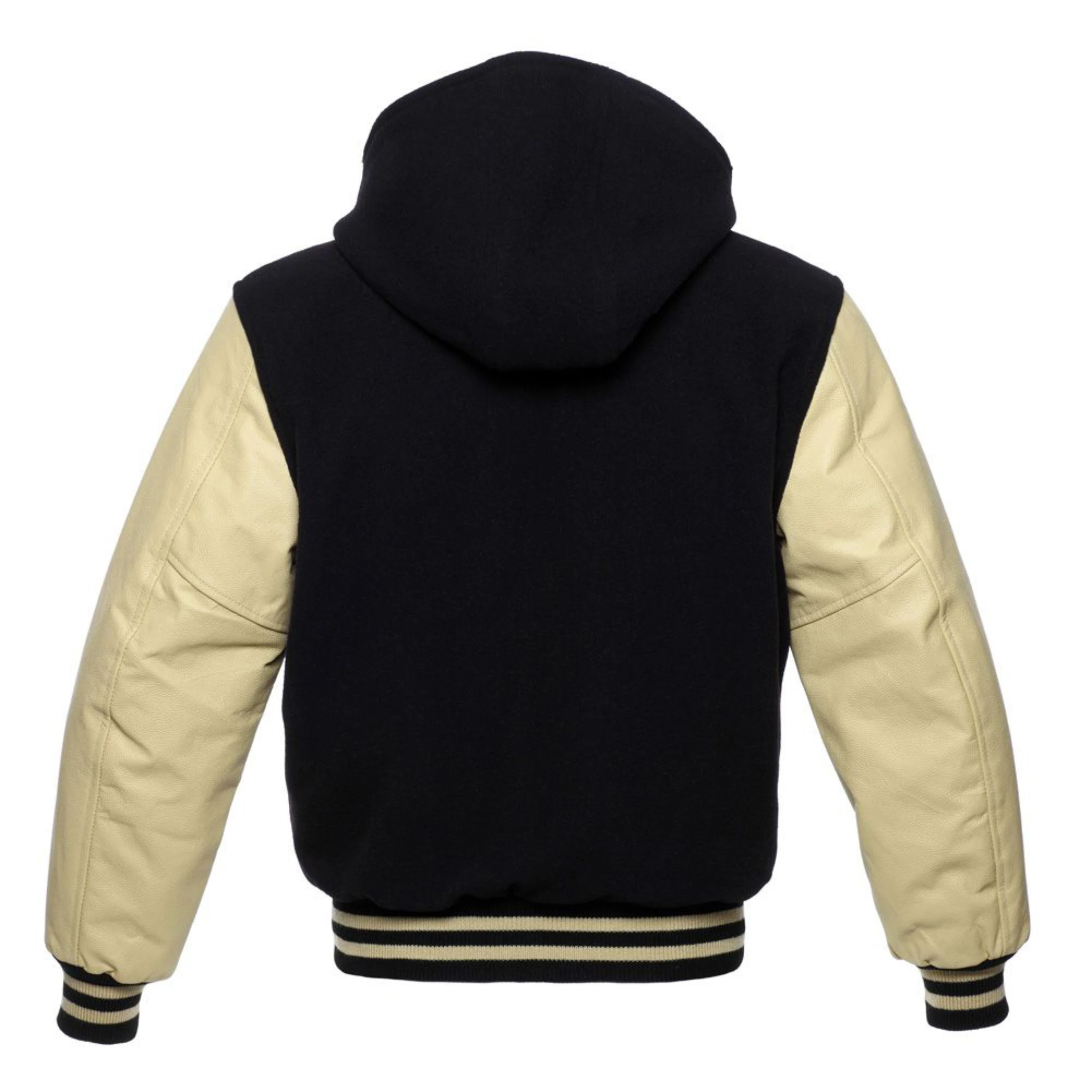 Warm Wool Vinyl Varsity Jacket - Stylish, Comfortable, and Ideal for Casual Outings and Athletic Style
