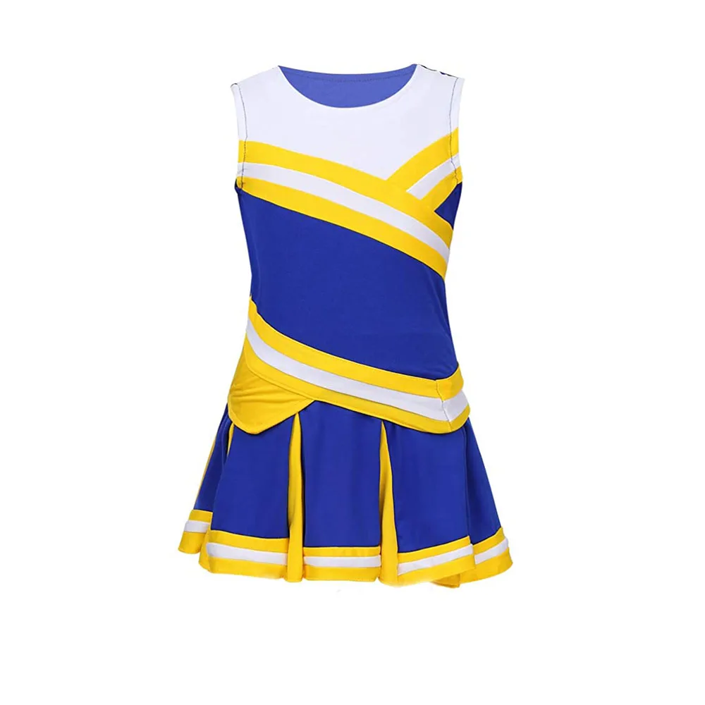 Custom Manufactured Girls Cheerleading Sportswear Uniforms Printed Sets in Spandex for Adults Performance Cheerleading Costume