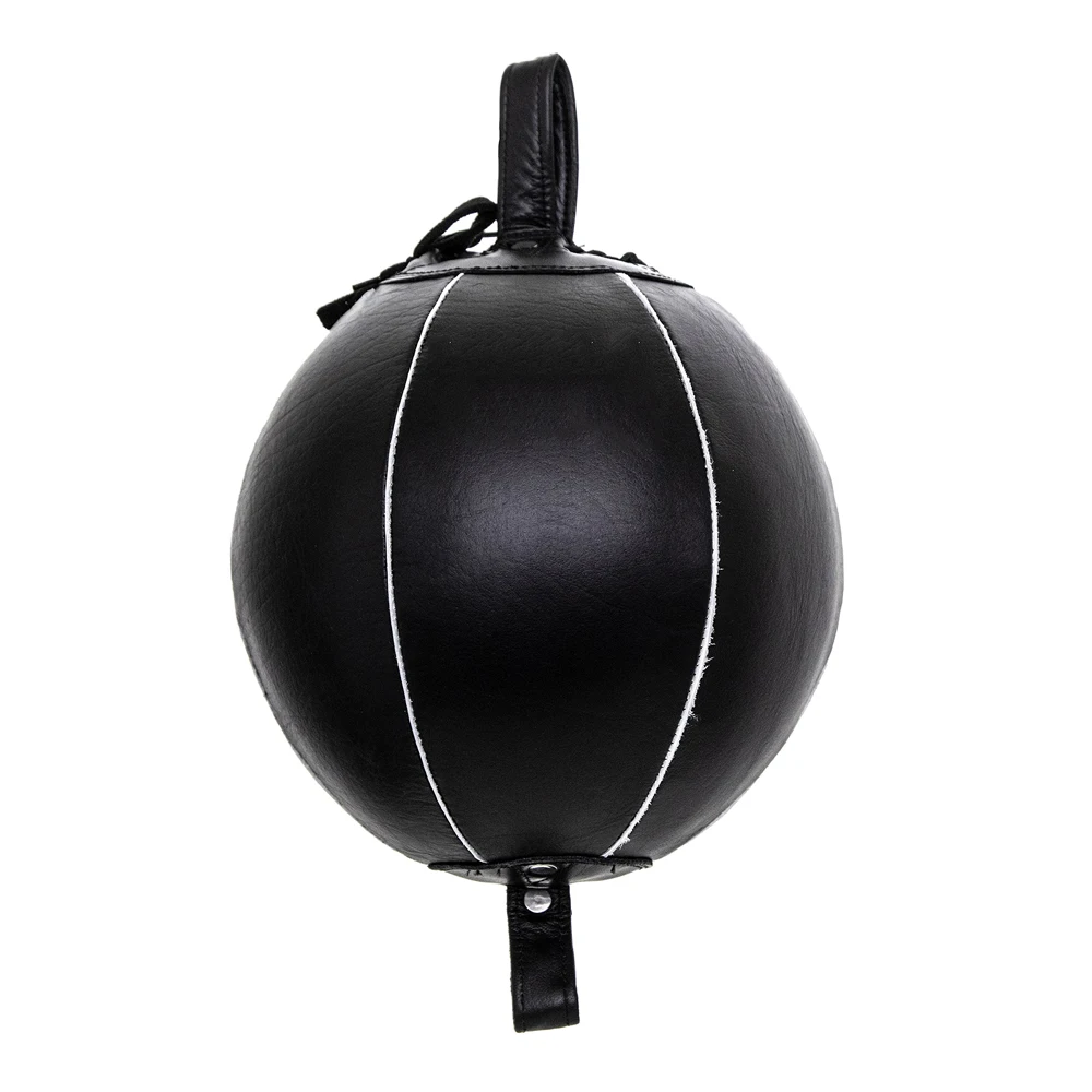 Custom Logo Genuine PU Leather Double End Speed Ball For MMA Boxing Punching & Training Double End Bag
