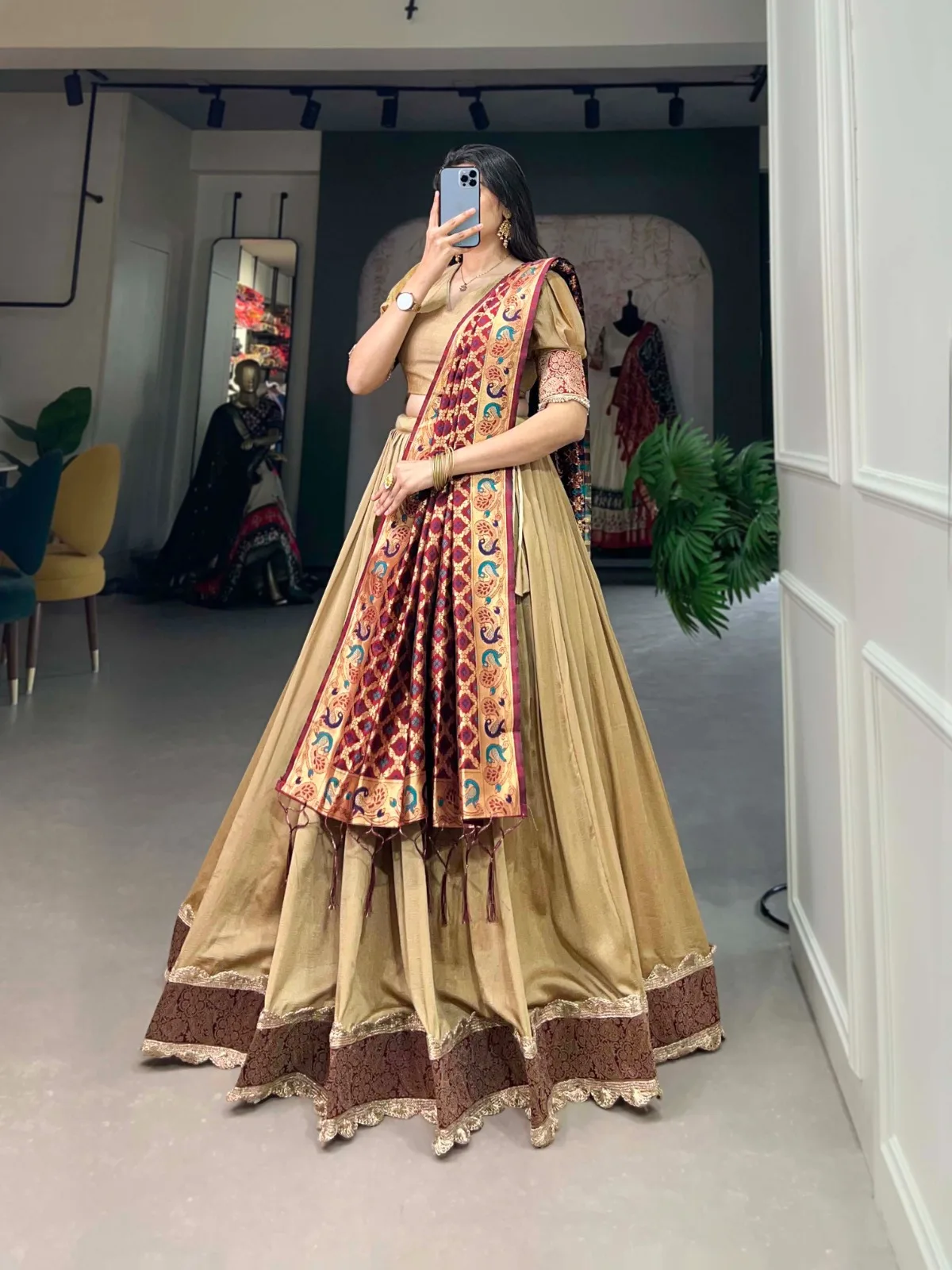 Designer Silk Lehenga with Zari Weaving blouse and designer fancy dupatta, Designer Lehenga Bridesmaids lehenga choli.