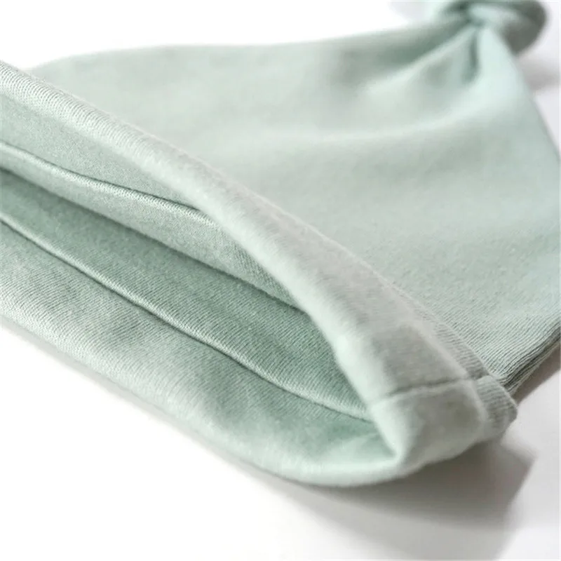 baby Knotted Hat Soft Cap in Summer for Baby Plain Custom White Kids Gifts Winter Unisex Knit Spring