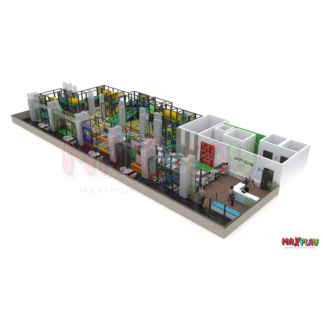 Fast and Cheap Delivery from Turkey Indoor Playground Ball Pit Slide Equipment Soft Play Center with Plastic Themed Maze