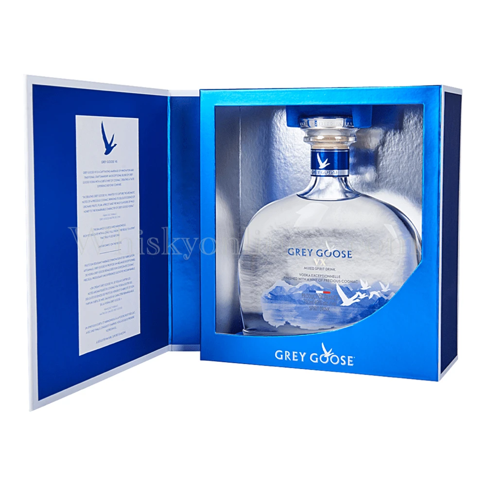 Водка оптом ФРАНЦУЗСКАЯ ВОДКА премиум-класса GREY GOOSE изготовлена из лучших французских сортов пшеницы и натуральных родниковой воды 40% около