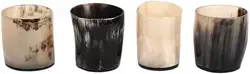 hot selling buffalo horn cup new simple vodka shot cup beer mug viking horn cups glass
