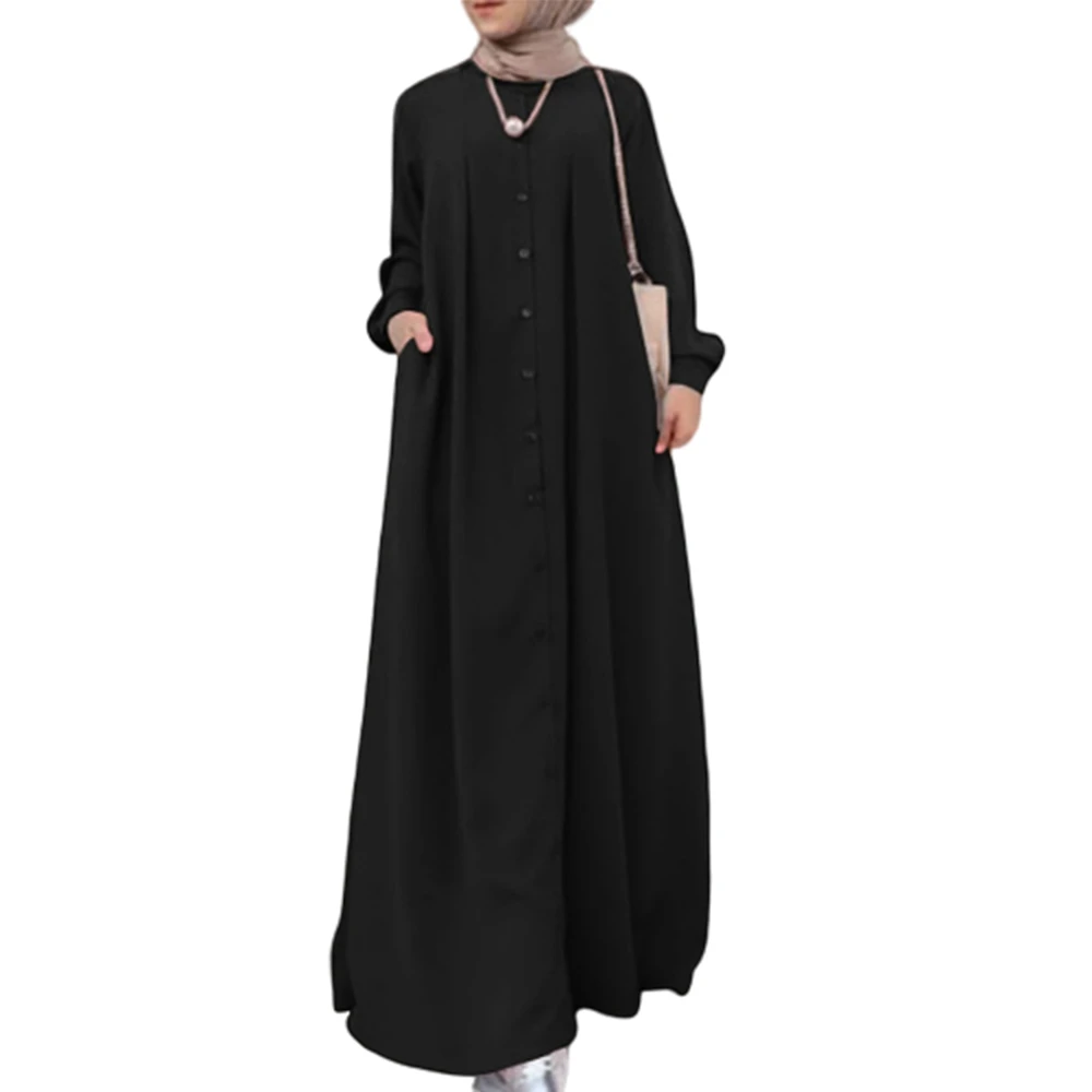 Производство однотонное платье eid abaya Dubai стильный муслиновый новое модное женское мусульманское турецкое на четверть с покрытием молнии